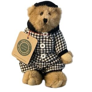 5/$25 Boyds bears archive collection Bailey checkered coat & black hat NEW